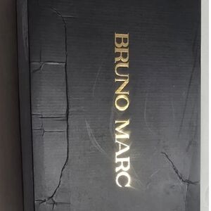 Bruno Marc Black Patent Leather Shoes, New In Box